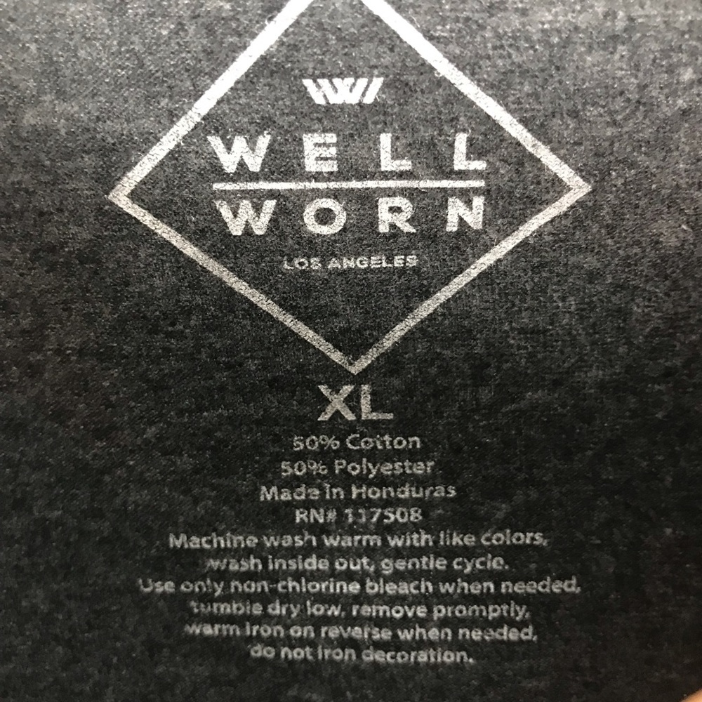 Well Worn gray American flag short sleeve tee - Picture 5 of 5